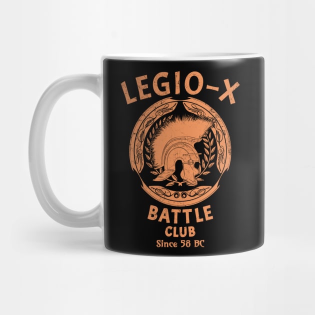 Legio X Batlle Club Roman Centurion by NicGrayTees